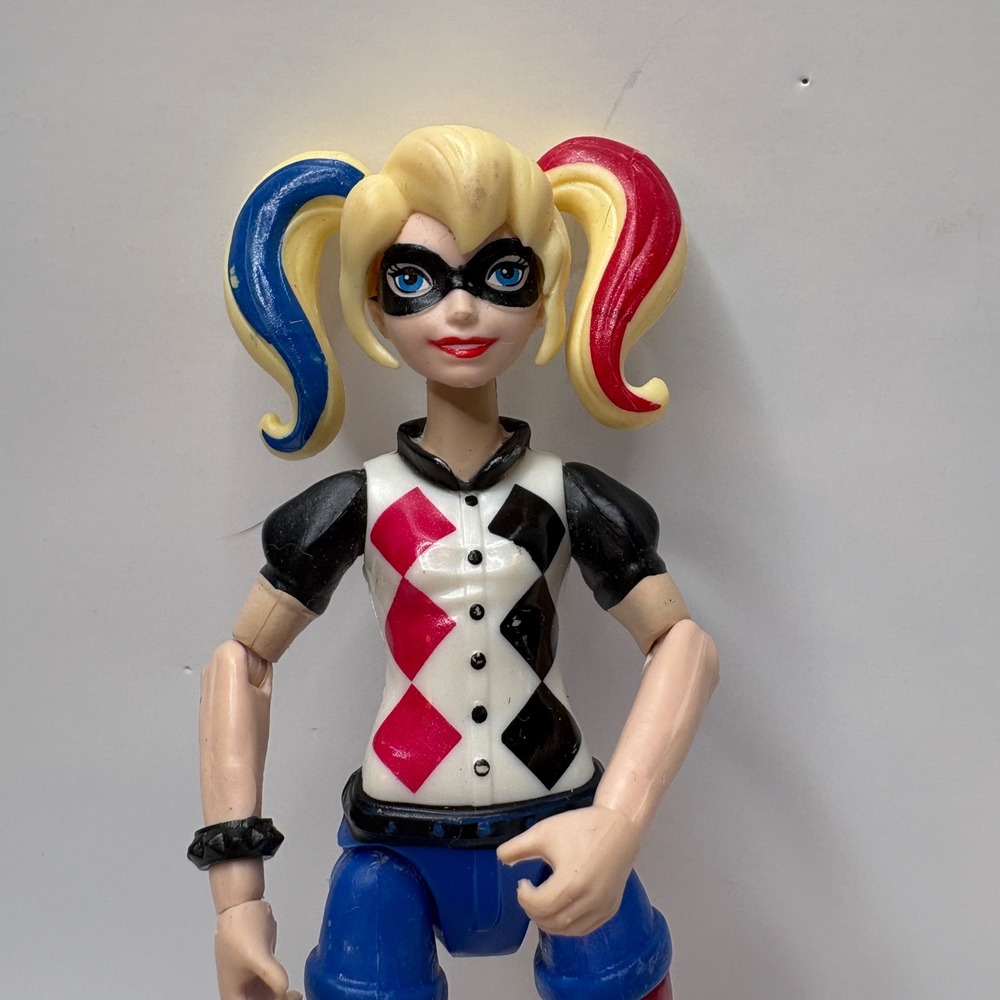 Mattel DC Super Hero Girls Harley Quinn 6" Action Figure 2015 DMM36 DLT62